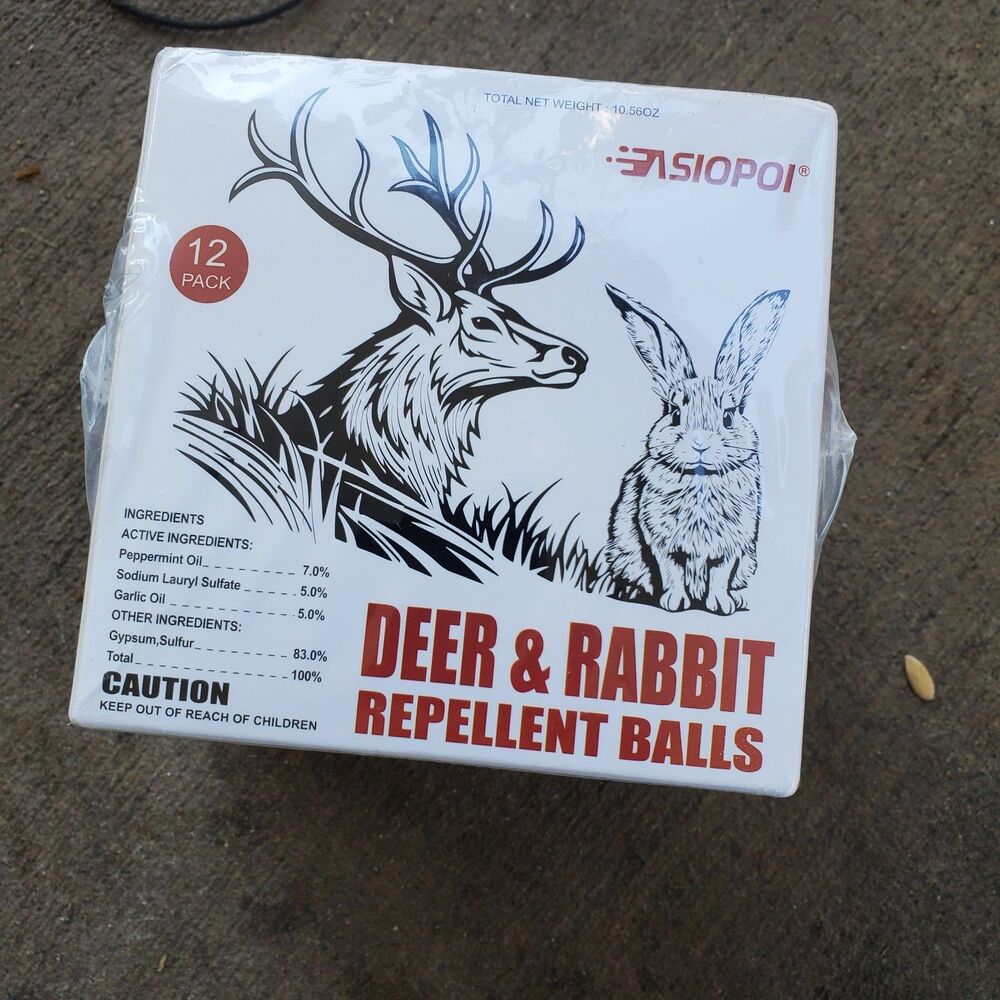 Deer Ball 12 Pcs: Effective Deer Deterrent for Garden, Protect Your...